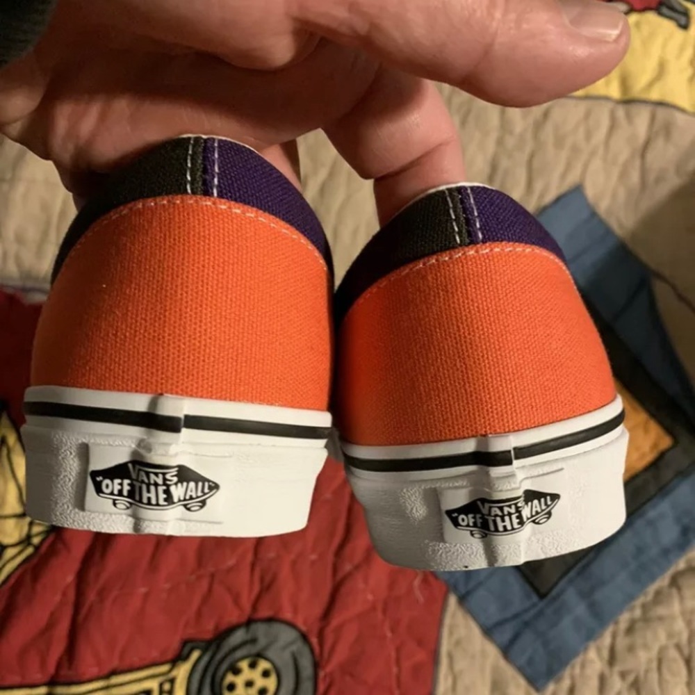 New blue/purple/orange Vans Era shoes men’s size 9 - Picture 2 of 4